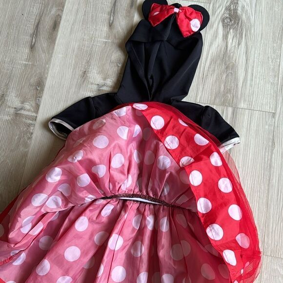 Minnie Mouse Hooded Sequins Tutu Dress XS 4/5 - Picture 4 of 6